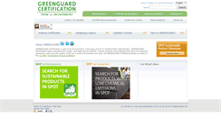 Desktop Screenshot of greenguard.org